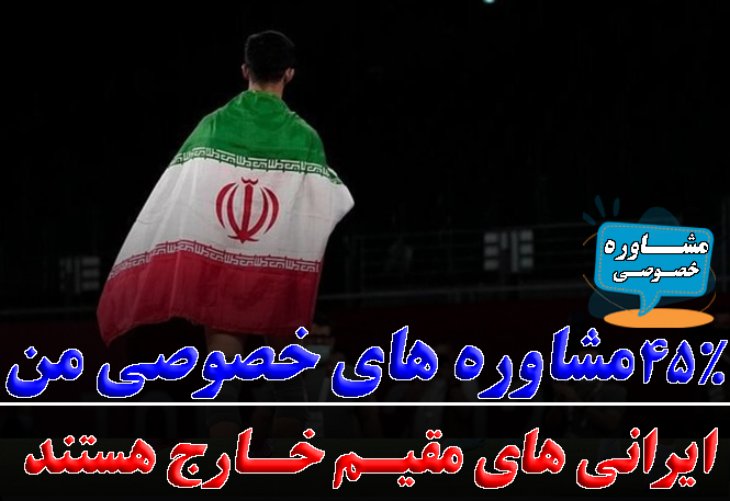  45% مشاوره های روانشناسی ورزشی من برای ایرانی های خارج از کشورِ 2 مثبت خود مثبت خود 53 دنبال کننده